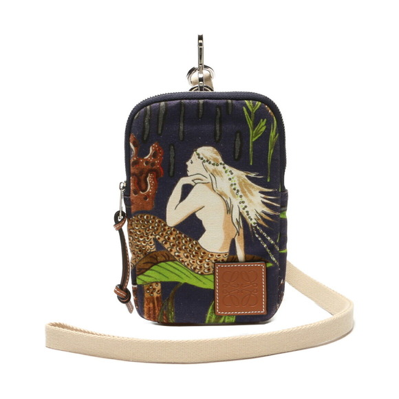 Loewe Handbags - Loewe Mermaid Canvas Pouch
